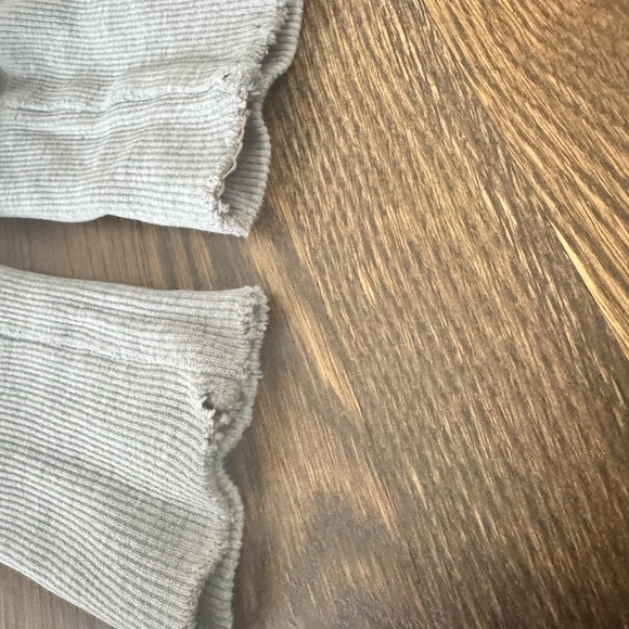 Lululemon rest day women’s gray cowl neck zip pocket pullover sweatshirt Sz 4 - Picture 8 of 9